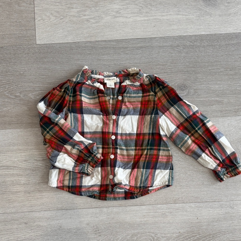 Crewcuts Multicolor Plaid Button Down Shirt